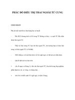 PHÁC ĐỒ ĐIỀU TRỊ THAI NGOÀI TỬ CUNG pdf
