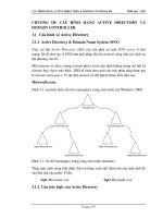Giáo trình quản lý mạng - Phần 4 Quản trị mạng Windowns 2000 - Chương 3 doc