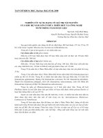 Báo cáo nghiên cứu khoa học: 