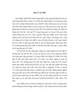 nghiên cứu hội chứng chuyển hóa trên bệnh nhân gan nhiễm mỡ