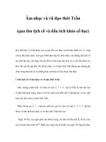 Âm nhạc và vũ đạo thời Trần pps