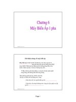 Bài giảng kỹ thuật điện - Chương 6 doc