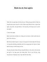 Bệnh da do thai nghén pdf