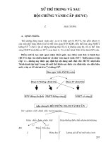 Điều trị nội khoa - XỬ TRÍ TRONG VÀ SAU HỘI CHỨNG VÀNH CẤP part 1 pot