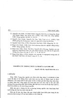 Nghiên cứu phát triển dược liệu và đông dược ở Việt Nam part 9 potx