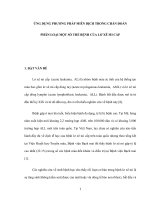 ỨNG DỤNG PHƯƠNG PHÁP MIỄN DỊCH TRONG CHẨN ĐOÁN docx