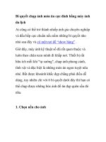 Bí quyết chụp ảnh món ăn cực đỉnh bằng máy ảnh du lịch ppt