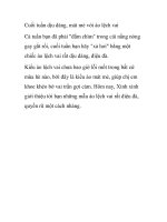 Cuối tuần dịu dàng, mát mẻ với áo lệch vai docx