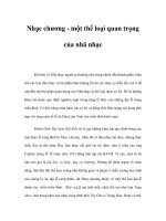 Nhạc chương - một thể loại quan trọng của nhã nhạc pptx