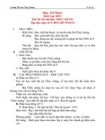 Giáo án âm nhạc lớp 4: Ôn bài hát: CHÚC MỪNG pdf