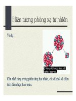 Bài giảng vật lý : Phản ứng hạt nhân part 3 pps