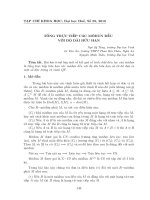 Báo cáo nghiên cứu khoa học: 