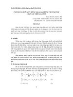 Báo cáo nghiên cứu khoa học: 