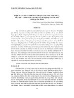 Báo cáo nghiên cứu khoa học: 