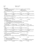 Kiểm tra 15 p(01) Môn : Vật lý potx