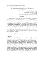 Báo cáo nghiên cứu khoa học: 