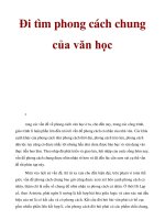 Đi tìm phong cách chung của văn học docx