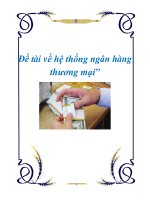 Đề tài về hệ thống ngân hàng thương mại pot