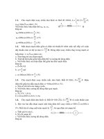 BÀI TẬP TRẮC NGHIỆM ĐIỆN XOAY CHIỀU potx