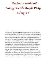 Flaubert - người mở đường của tiểu thuyết Pháp thế kỷ XX pdf
