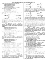TRẮC NGHIỆM CHƯƠNG IV: DAO ĐỘNG ĐIỆN TỪ pptx