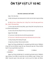 ÔN TẬP VẬT LÝ 10 NC doc