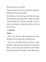 Một vài mẹo nhỏ với món thịt docx