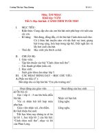 Giáo án âm nhạc lớp 5: Học bài hát: CÁNH CHIM TUỔI THƠ (tiết 2) pdf