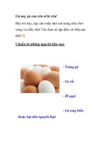 Gà mẹ, gà con yêu ơi là yêu! ppt