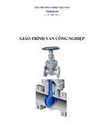 Giáo trình VAN CÔNG NGHIỆP - Phần 1 docx