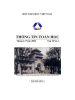 Thông tin toán học tập 10 số 4 doc