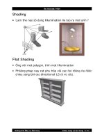 Bài giảng đồ họa : CHIẾU SÁNG VÀ TẠO BÓNG ILLUMINATION AND SHADING part 3 ppsx