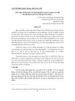 Báo cáo nghiên cứu khoa học: 