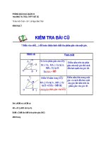 PHÒNG GIÁO DỤC QUẬN 10 TRƯỜNG TH, THCS, THPT VIỆT ÚC Tổ bộ môn Toán - GV : Lê pptx