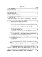 Biện pháp quản lý chất lượng đào tạo nghề điều khiển tầu biển ở trường cao đẳng nghề bách nghệ hải phòng đáp ứng nhu cầu thị trường lao động