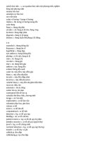 Từ điển Toán học Anh - Việt phần 9 docx