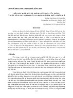 Báo cáo nghiên cứu khoa học: 