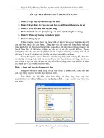 CÁC BÀI TẬP THỰC HÀNH VỚI PHẦN MỀM ARCVIEW GIS - BÀI TẬP 4A doc