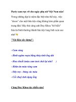 Party cam rực rỡ cho ngày phụ nữ Việt Nam nào! ppt