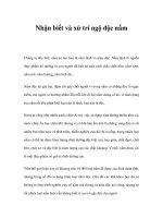 Nhận biết và xử trí ngộ độc nấm ppt