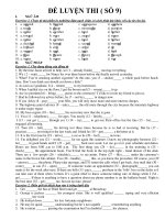 ĐỀ LUYỆN THI ( SỐ 9) pot