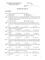 BÀI KIỂM TRA HỌC KỲ I - MÃ ĐỀ 037 pot