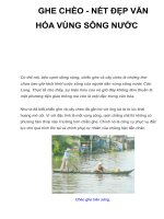 GHE CHÈO - NÉT ĐẸP VĂN HÓA VÙNG SÔNG NƯỚC doc