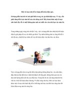 Một vài mẹo nhỏ để sử dụng điều hòa hiệu quả.. pptx