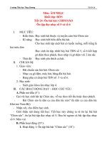 Giáo án âm nhạc lớp 4: Ôn bài hát: CHIM SÁO pdf