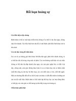 Rối loạn hoảng sợ docx