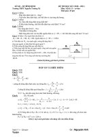 ĐỀ THI HỌC KÌ I (2010 – 2011) Môn: Vật lý 11 cơ bản - Trường THPT Nguyễn Trường Tộ pdf