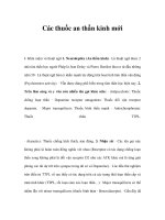 Các thuốc an thần kinh mới pps