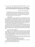 Báo cáo nghiên cứu khoa học: 