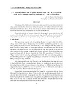 Báo cáo nghiên cứu khoa học: 